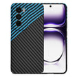 Husa de protectie Techsuit Carbonite FiberShell compatibil cu Oppo Reno12, Albastru Pulse
