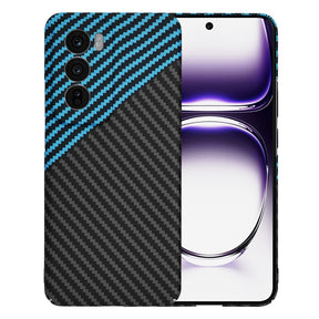 Husa de protectie Techsuit Carbonite FiberShell compatibil cu Oppo Reno12, Albastru Pulse