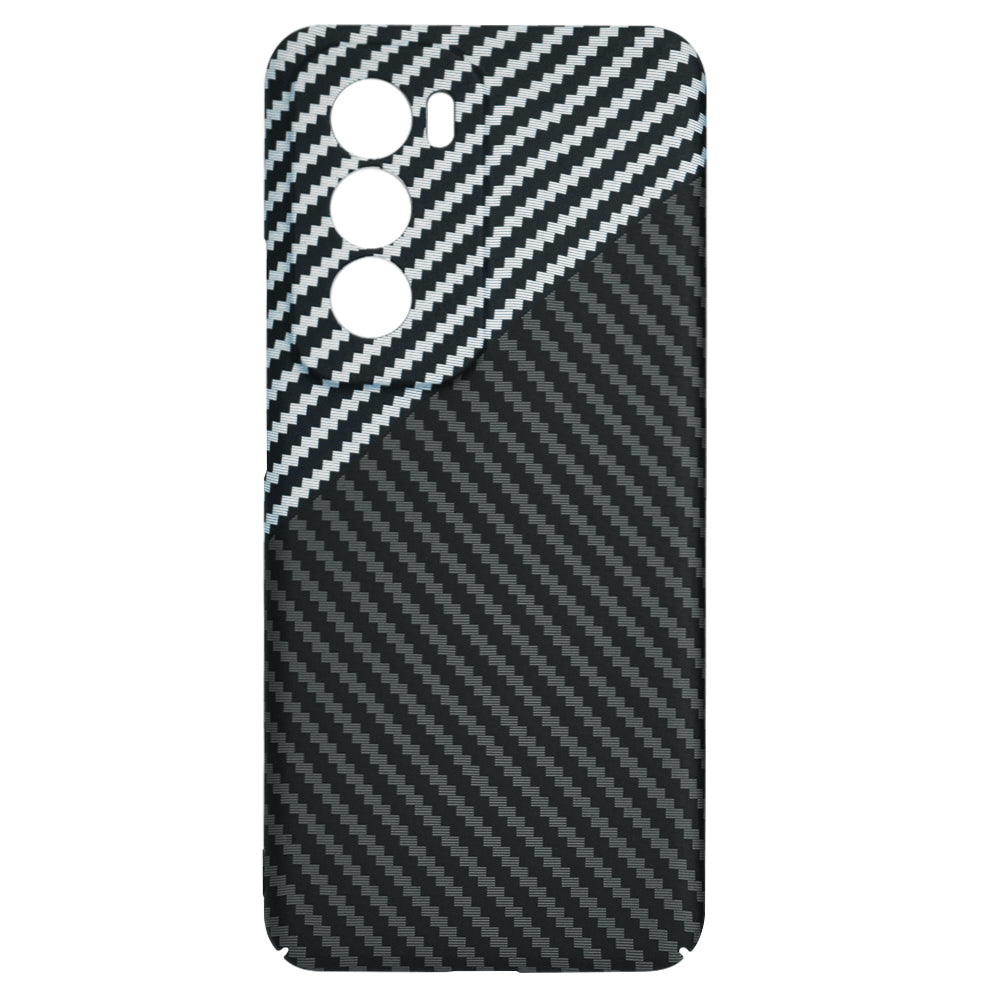 Husa de protectie Techsuit Carbonite FiberShell compatibil cu Oppo Reno12, Stealth Gray