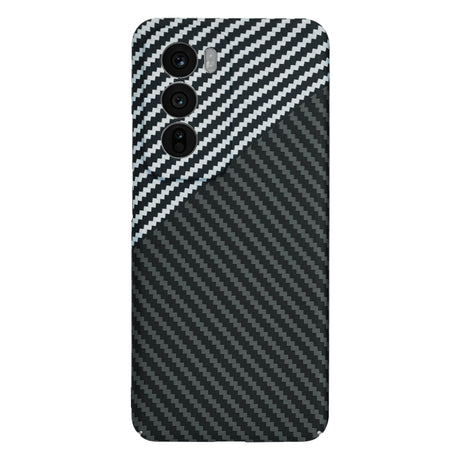 Husa de protectie Techsuit Carbonite FiberShell compatibil cu Oppo Reno12, Stealth Gray