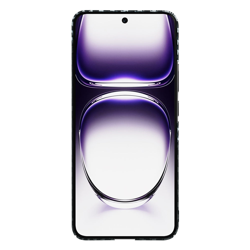 Husa de protectie Techsuit Carbonite FiberShell compatibil cu Oppo Reno12, Stealth Gray