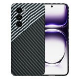 Husa de protectie Techsuit Carbonite FiberShell compatibil cu Oppo Reno12, Stealth Gray