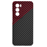 Husa de protectie Techsuit Carbonite FiberShell compatibil cu Oppo Reno12, Rosu Vortex