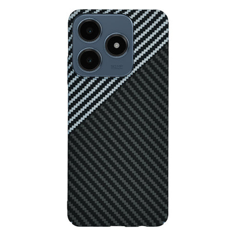 Husa de protectie Techsuit Carbonite FiberShell compatibil cu Realme C61 / Realme C63, Stealth Gray