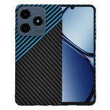 Husa de protectie Techsuit Carbonite FiberShell compatibil cu Realme C61 / Realme C63, Albastru Pulse