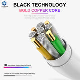 Cablu Lito Data Cable, Type-C to Type-C Quick Charging PD18W, 2m, Alb