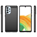 Husa de protectie Techsuit Carbon Silicone compatibil cu Samsung Galaxy A33 5G, Negru