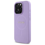 Husa de protectie Guess Saffiano MagSafe (GUHMP16XPSAHMCU) compatibil cu iPhone 16 Pro Max, Mov
