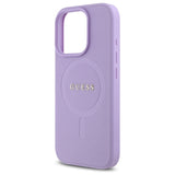 Husa de protectie Guess Saffiano MagSafe (GUHMP16XPSAHMCU) compatibil cu iPhone 16 Pro Max, Mov