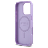 Husa de protectie Guess Saffiano MagSafe (GUHMP16XPSAHMCU) compatibil cu iPhone 16 Pro Max, Mov
