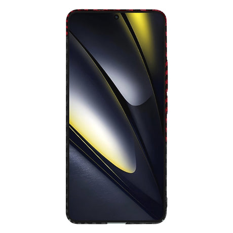 Husa de protectie Techsuit Carbonite FiberShell compatibil cu Xiaomi Poco F6, Rosu Vortex