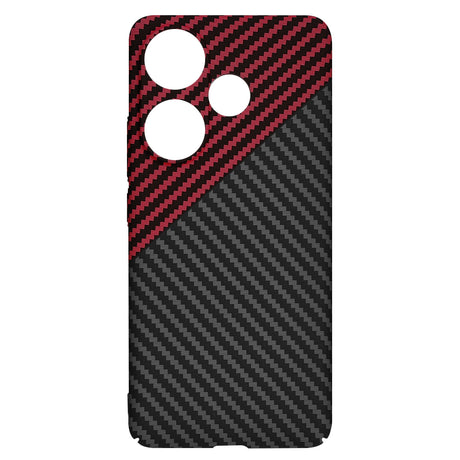 Husa de protectie Techsuit Carbonite FiberShell compatibil cu Xiaomi Poco F6, Rosu Vortex