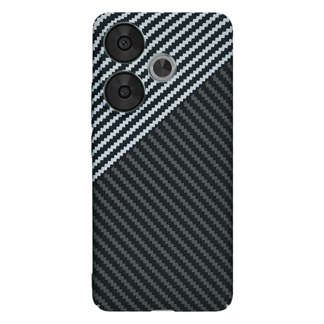 Husa de protectie Techsuit Carbonite FiberShell compatibil cu Xiaomi Poco F6, Stealth Gray