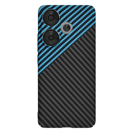 Husa de protectie Techsuit Carbonite FiberShell compatibil cu Xiaomi Poco F6, Albastru Pulse