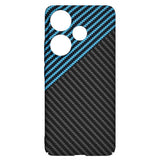 Husa de protectie Techsuit Carbonite FiberShell compatibil cu Xiaomi Poco F6, Albastru Pulse