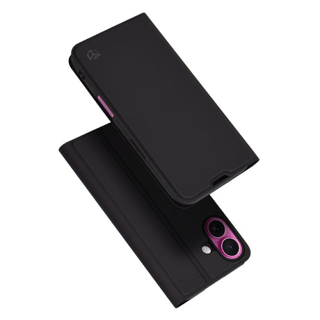 Husa de protectie Techsuit Magskin Book compatibil cu iPhone 16 Plus, Negru