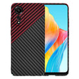 Husa de protectie Techsuit Carbonite FiberShell compatibil cu Oppo A78 4G, Rosu Vortex