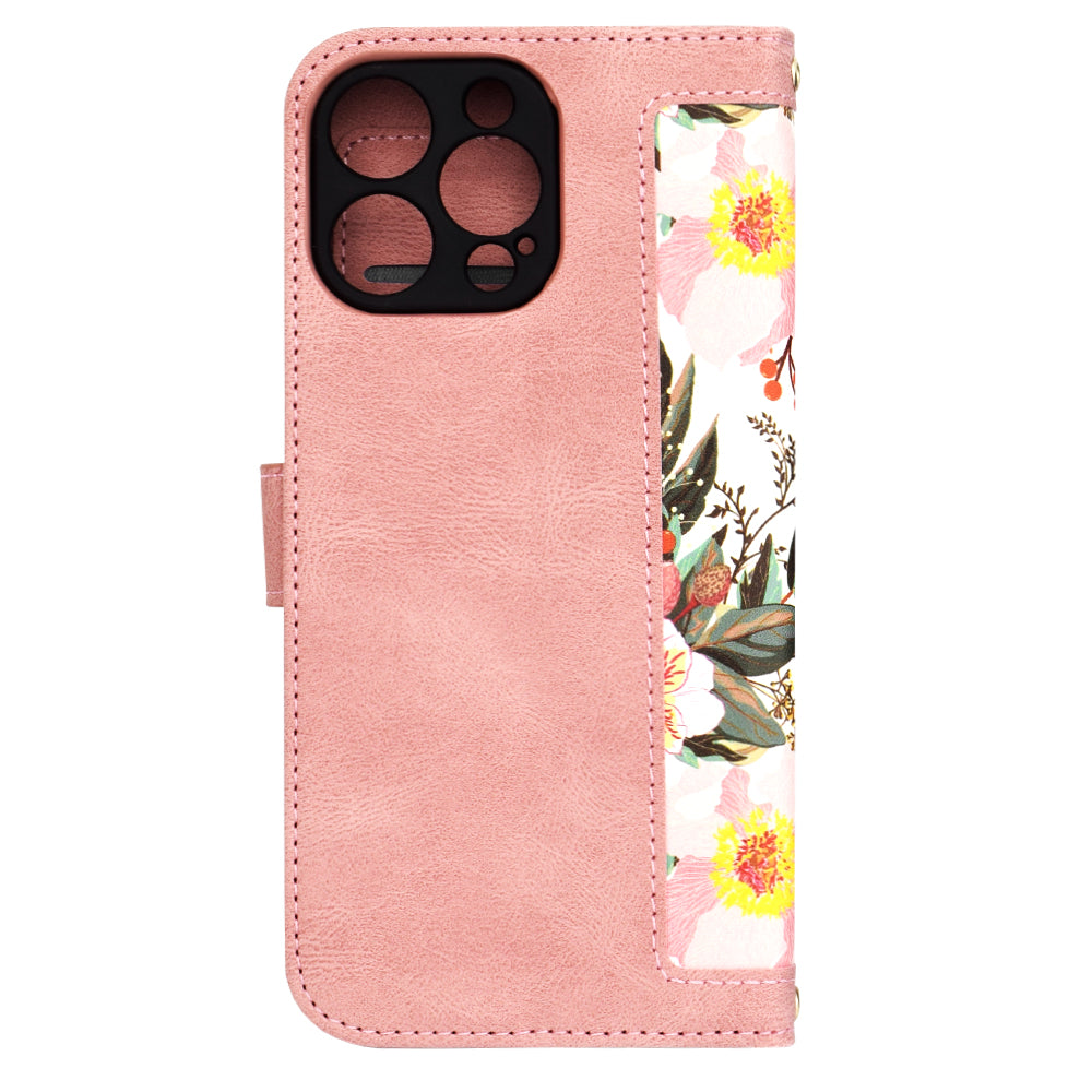 Husa de protectie Techsuit FlipCraft compatibil cu iPhone 16 Pro Max, Sweetheart Pink
