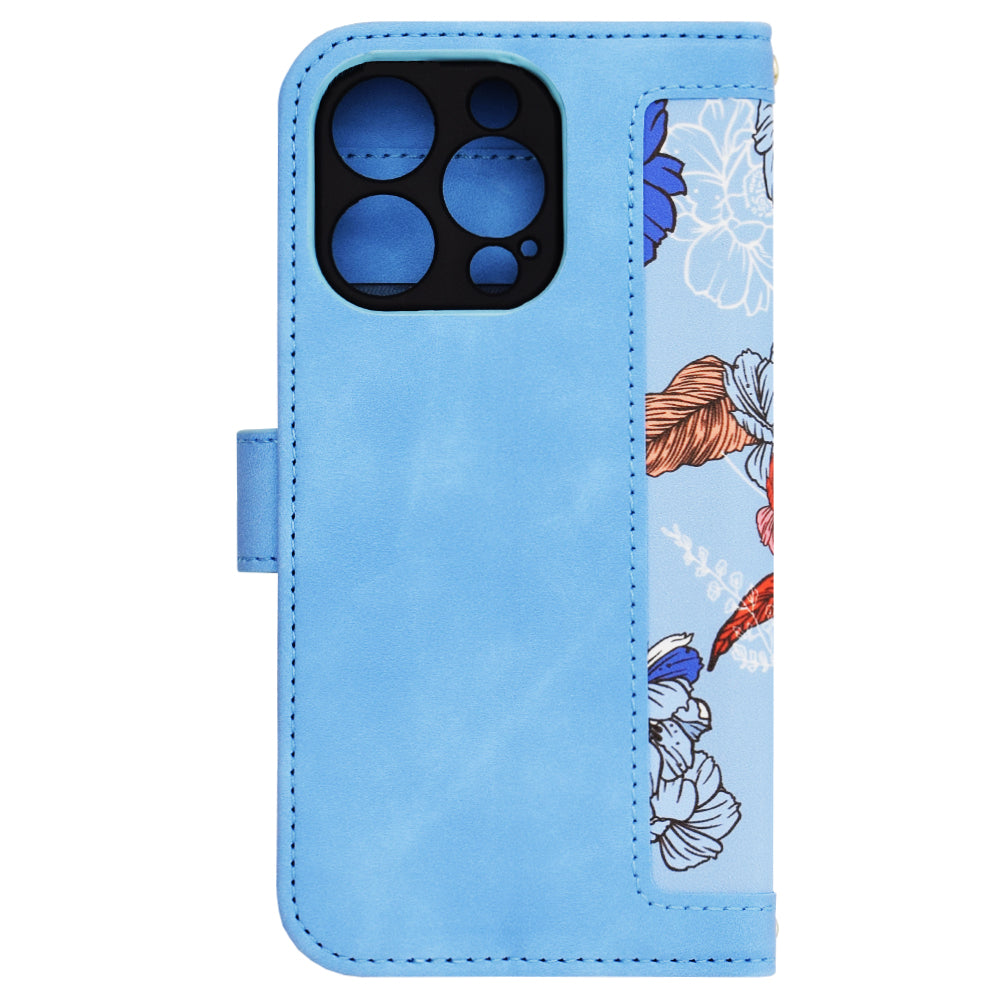 Husa de protectie Techsuit FlipCraft compatibil cu iPhone 16 Pro, Vibrant Blue