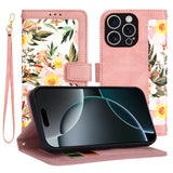 Husa de protectie Techsuit FlipCraft compatibil cu iPhone 16 Pro, Sweetheart Pink