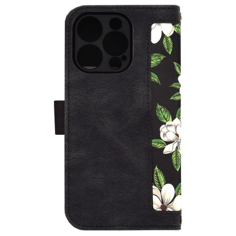 Husa de protectie Techsuit FlipCraft compatibil cu iPhone 16 Pro, Flowers of the Dawn
