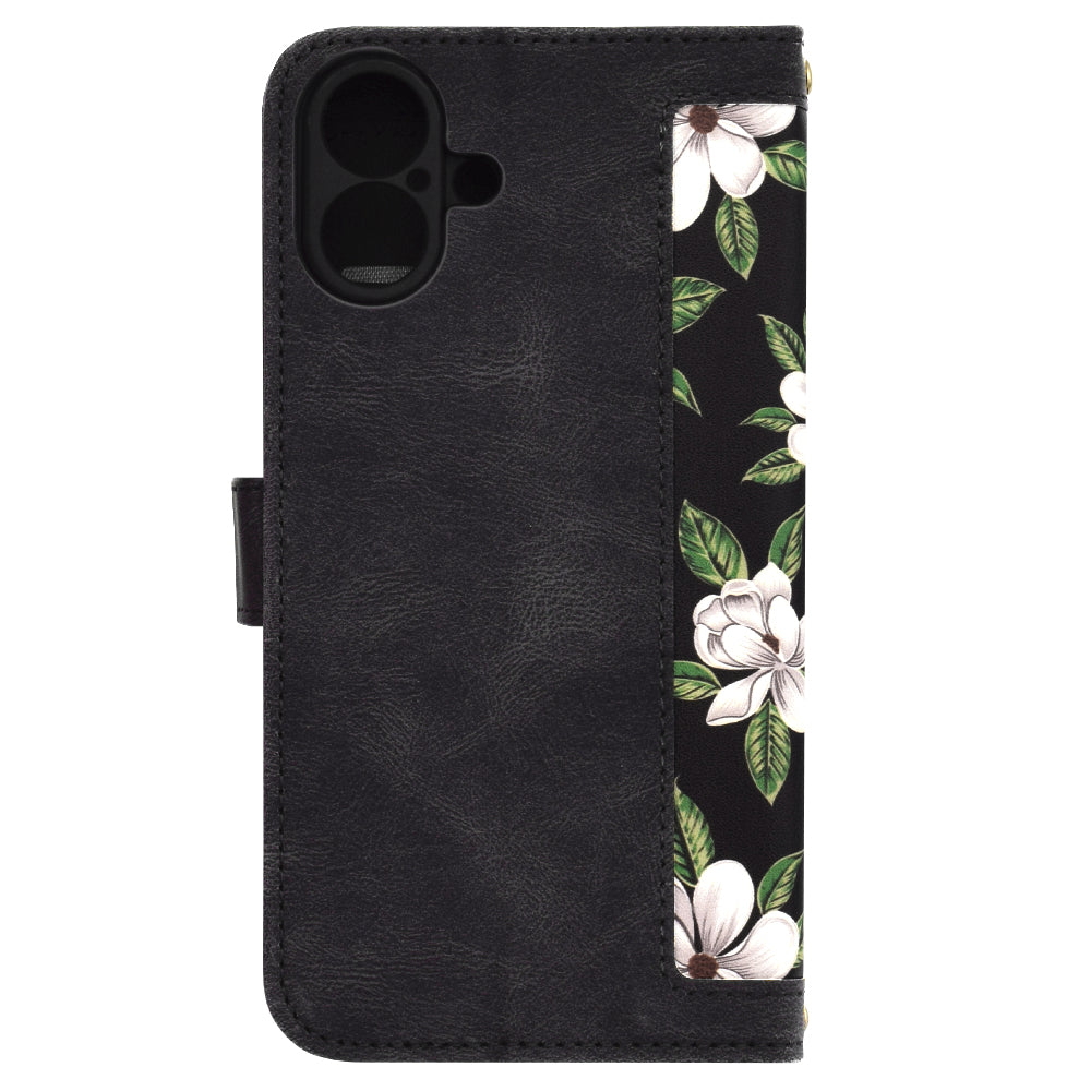 Husa de protectie Techsuit FlipCraft compatibil cu iPhone 16 Plus, Flowers of the Dawn