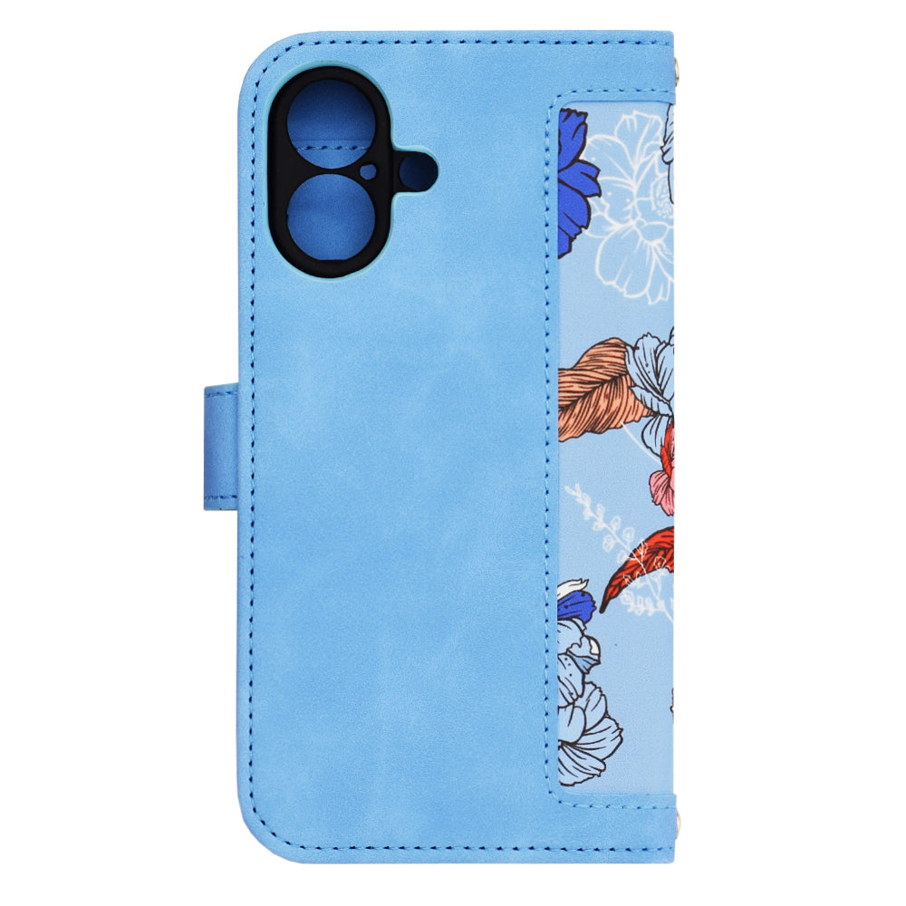 Husa de protectie Techsuit FlipCraft compatibil cu iPhone 16, Vibrant Blue