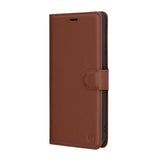 Husa de protectie Techsuit Leather Folio compatibil cu Nothing CMF Phone 1, Maro