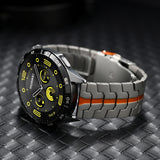 Curea smartwatch Techsuit Watchband 22mm (W063) compatibil cu Huawei Watch GT 2 (46mm)/GT 2 Pro/GT 3 Pro (46mm)/Ultimate/Xiaomi Watch S1, Negru