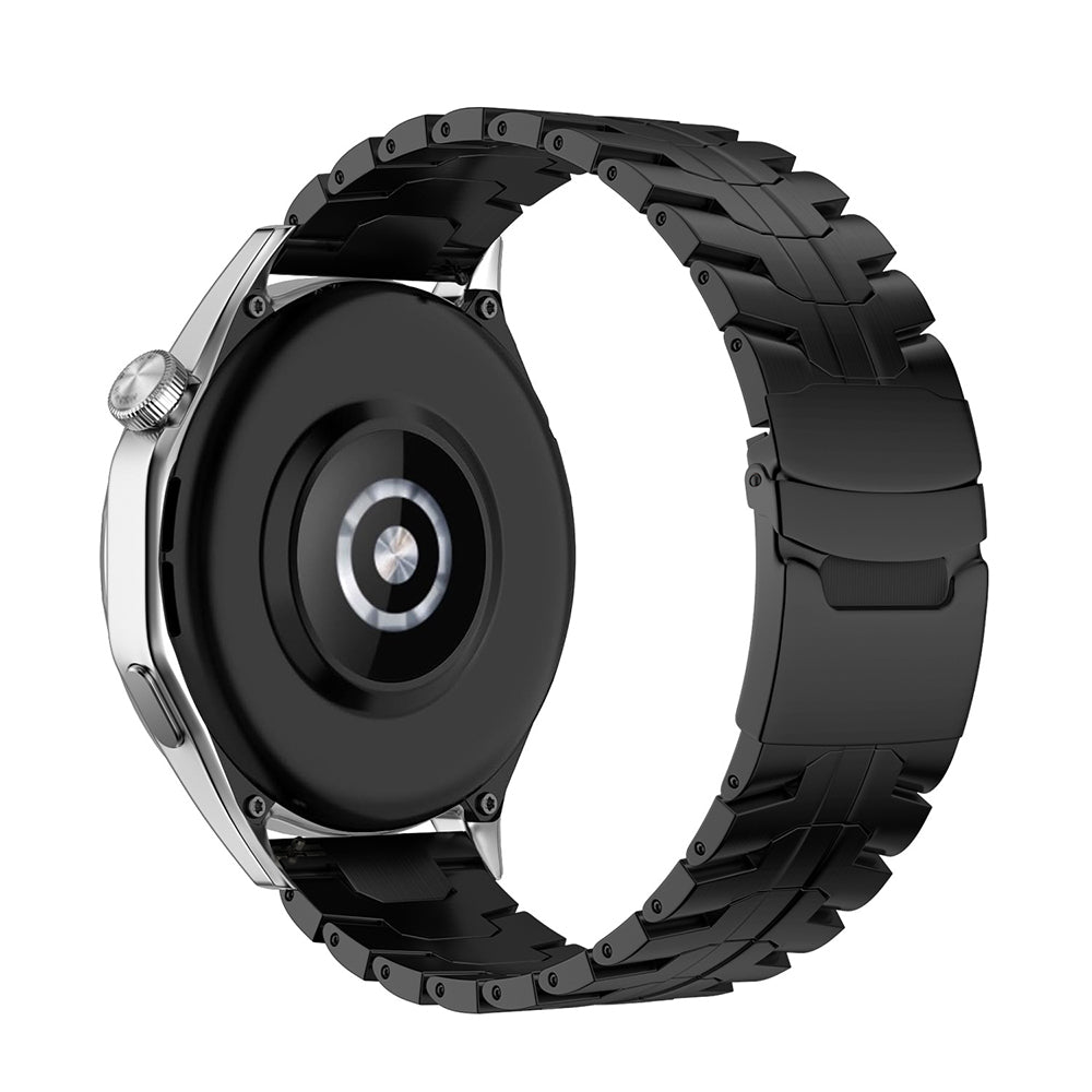 Curea smartwatch Techsuit Watchband 22mm (W063) compatibil cu Huawei Watch GT 2 (46mm)/GT 2 Pro/GT 3 Pro (46mm)/Ultimate/Xiaomi Watch S1, Negru