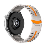 Curea smartwatch Techsuit Watchband 22mm (W063) compatibil cu Huawei Watch GT 2 (46mm)/GT 2 Pro/GT 3 Pro (46mm)/Xiaomi Watch S1, Titanium Orange