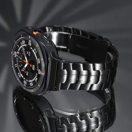 Curea smartwatch Techsuit Watchband (W063) compatibil cu Samsung Galaxy Watch Ultra 47mm / Watch Ultra 2, Argintiu Y