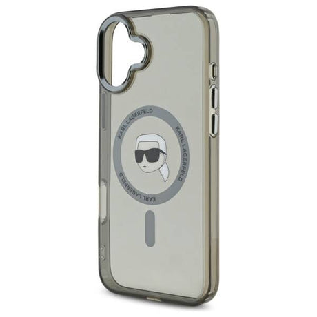 Husa de protectie Karl Lagerfeld IML MagSafe (KLHMP16MHLSKIK) compatibil cu iPhone 16 Plus, Karl`s Head