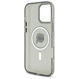 Husa de protectie Karl Lagerfeld IML MagSafe (KLHMP16LHLSKIK) compatibil cu iPhone 16 Pro, Metal Karl`s Head