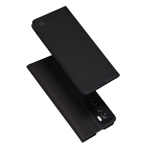 Husa de protectie Techsuit Magskin Book compatibil cu Oppo Reno12, Negru