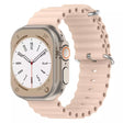 Curea smartwatch Techsuit Watchband (W038) compatibil cu Apple Watch 1/2/3/4/5/6/7/8/9/10/11/SE/SE 2/SE 3 (38/40/41/42mm), Roz