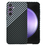 Husa de protectie Techsuit Carbonite FiberShell compatibil cu Samsung Galaxy S23 FE, Stealth Gray