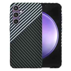 Husa de protectie Techsuit Carbonite FiberShell compatibil cu Samsung Galaxy S23 FE, Stealth Gray