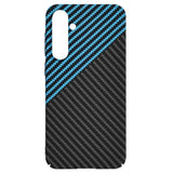 Husa de protectie Techsuit Carbonite FiberShell compatibil cu Samsung Galaxy S23 FE, Albastru Pulse