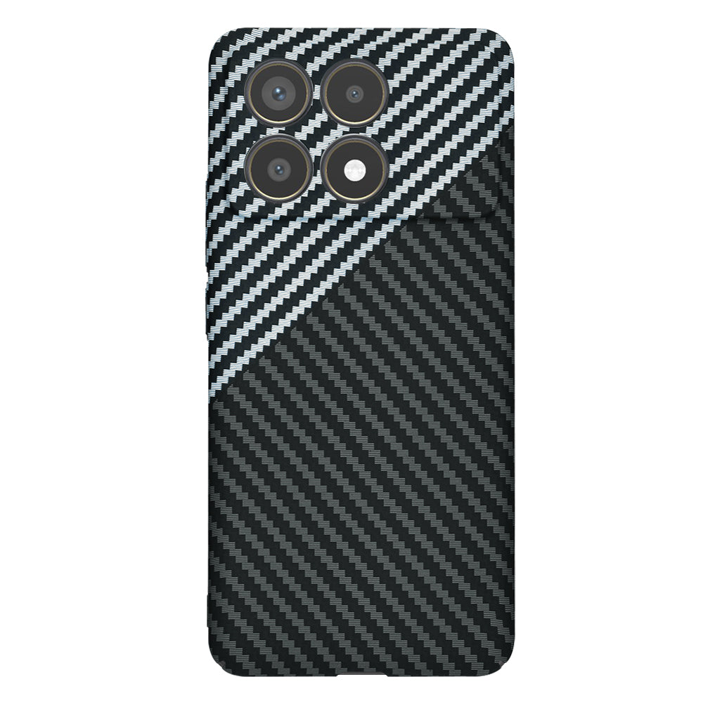 Husa de protectie Techsuit Carbonite FiberShell compatibil cu Xiaomi Poco F6 Pro, Stealth Gray