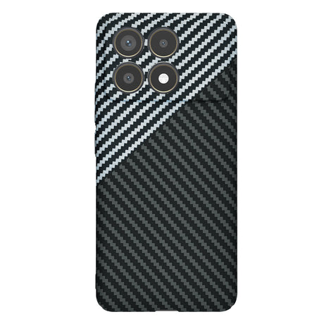 Husa de protectie Techsuit Carbonite FiberShell compatibil cu Xiaomi Poco F6 Pro, Stealth Gray
