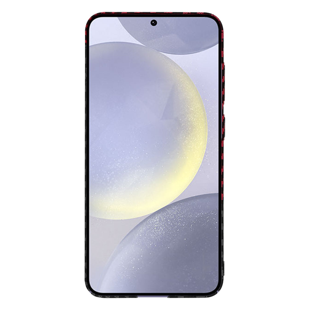 Husa de protectie Techsuit Carbonite FiberShell compatibil cu Samsung Galaxy S24 Plus, Rosu Vortex