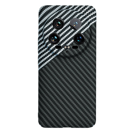 Husa de protectie Techsuit Carbonite FiberShell compatibil cu Xiaomi 14 Ultra, Stealth Gray