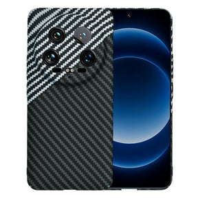 Husa de protectie Techsuit Carbonite FiberShell compatibil cu Xiaomi 14 Ultra, Stealth Gray