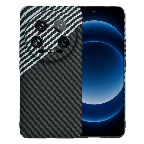 Husa de protectie Techsuit Carbonite FiberShell compatibil cu Xiaomi 14 Ultra, Stealth Gray