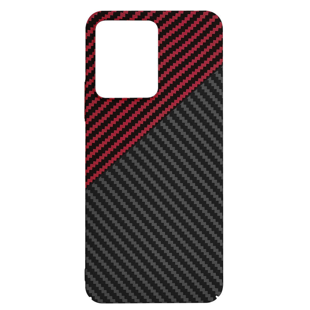 Husa de protectie Techsuit Carbonite FiberShell compatibil cu Xiaomi Redmi 13C 4G / Redmi 13C 5G / Poco C65- Red Vortex