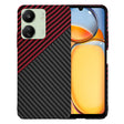 Husa de protectie Techsuit Carbonite FiberShell compatibil cu Xiaomi Redmi 13C 4G / Redmi 13C 5G / Poco C65- Red Vortex