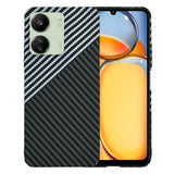 Husa de protectie Techsuit Carbonite FiberShell compatibil cu Xiaomi Redmi 13C 4G / Redmi 13C 5G / Poco C65, Stealth Gray