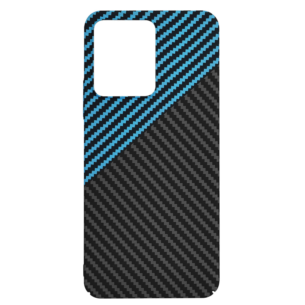 Husa de protectie Techsuit Carbonite FiberShell compatibil cu Xiaomi Redmi 13C 4G / Redmi 13C 5G / Poco C65, Albastru Pulse