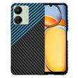 Husa de protectie Techsuit Carbonite FiberShell compatibil cu Xiaomi Redmi 13C 4G / Redmi 13C 5G / Poco C65, Albastru Pulse